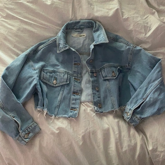 Topshop Jackets & Blazers - Moto topshop denim jacket size US4 perfect condition